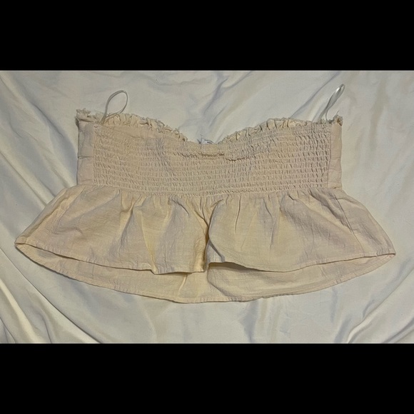 Beige beach crop top (L) - Picture 4 of 4